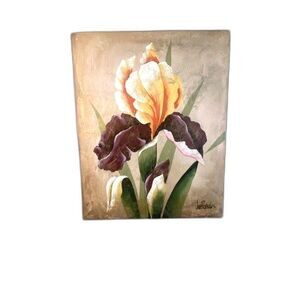 VINTAGE LARGE COLORFUL SIGNED LEE REYNOLDS PAINTING ON CANVAS 24" X 30"